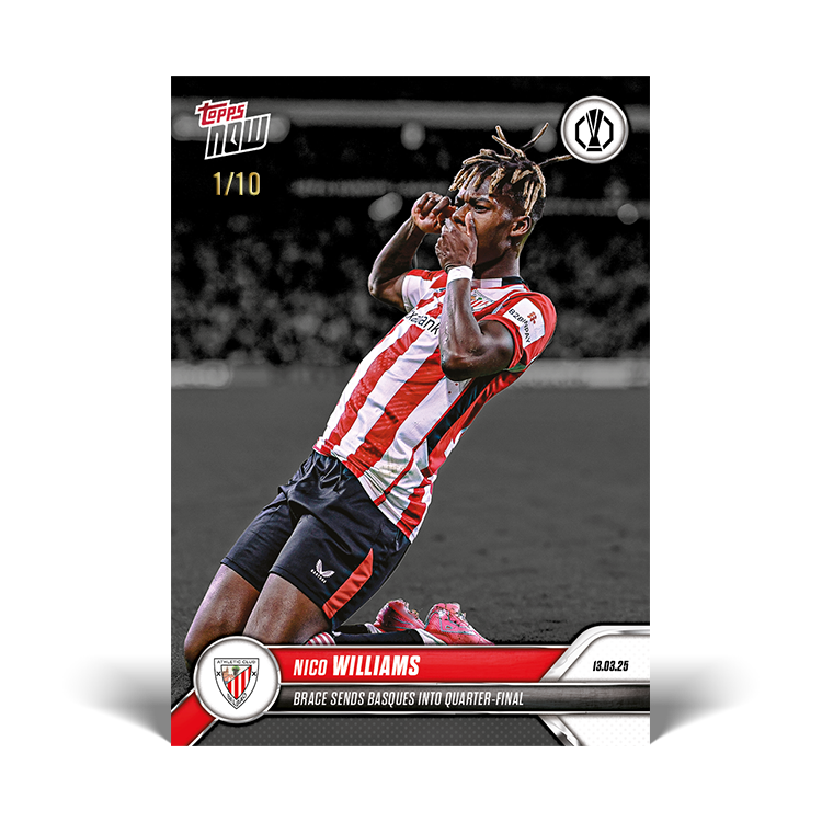 Nico Williams - 2024-25 UEL Topps NOW Card 23 - PR: 480 - Image 5