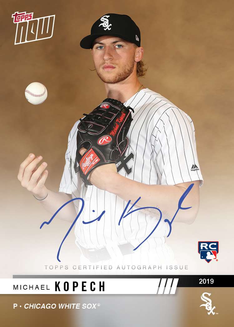 2019 Chicago White Sox TOPPS NOW Road To Opening Day 17-Card Team Set - Autograph Edition - Print Run: 311 - Image 3