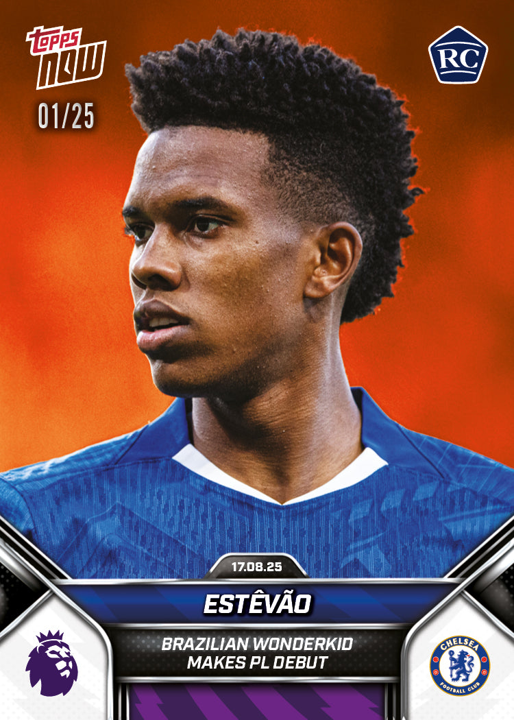 Estêvão - 2025-26 Premier League Topps NOW - Card 6 - PR: 8426 - Image 5