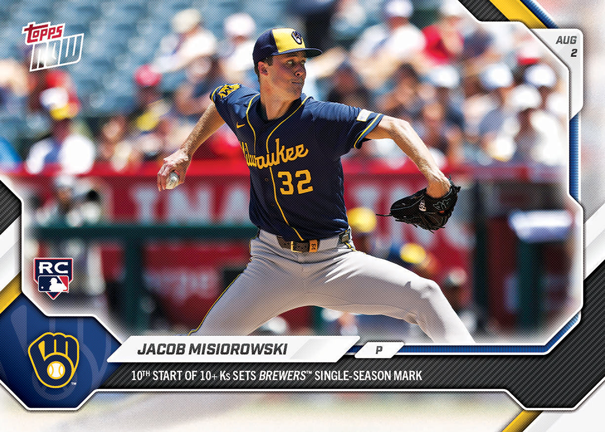 Jacob Misiorowski - 2026 MLB Topps NOW - Card 513 - PR: 5189