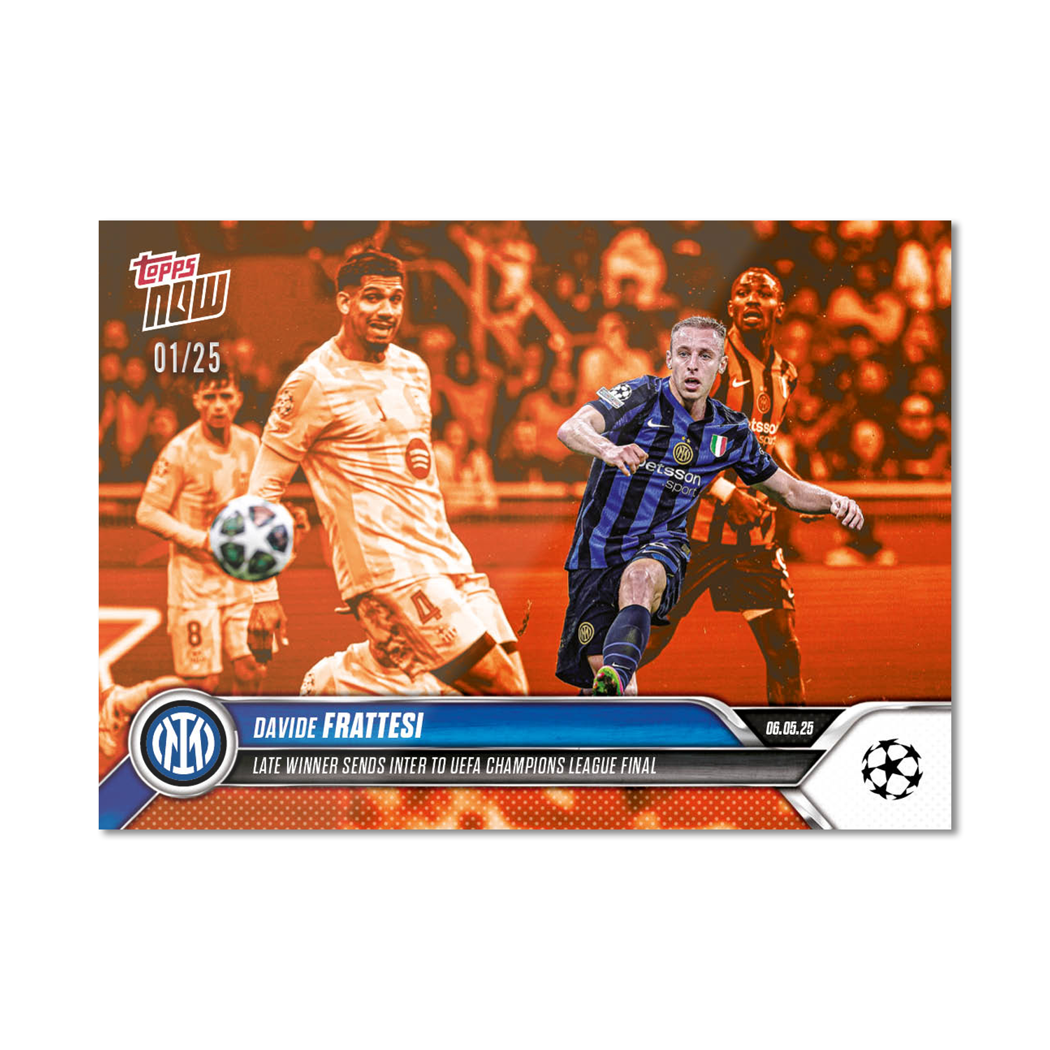 Davide Frattesi - 2024-25 UCL Topps NOW - Card 153 - Image 5