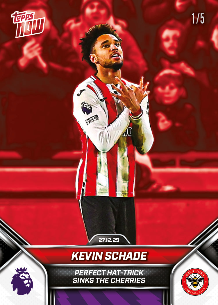 Kevin Schade - 2025-26 Premier League Topps NOW - Card 88 - PR: 266 - Image 3