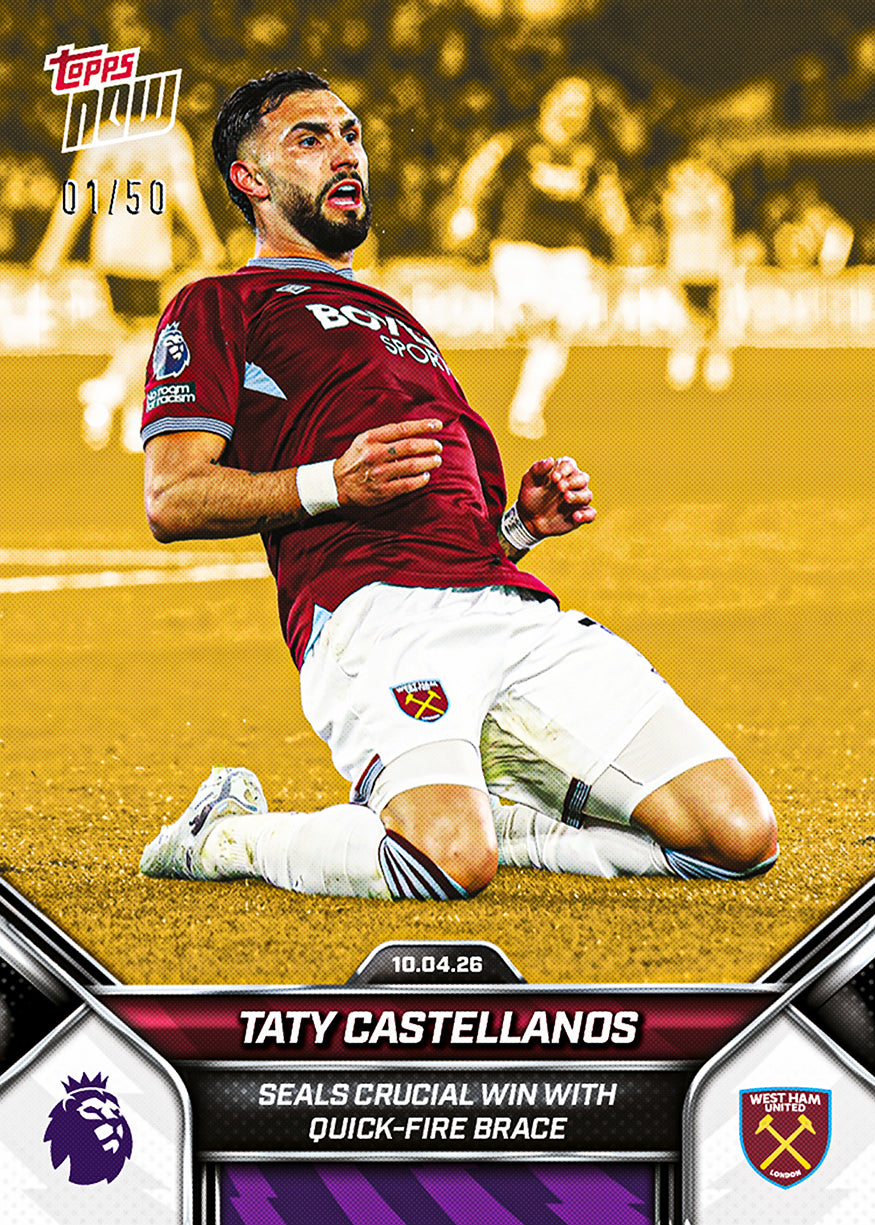 Taty Castellanos - 2025-26 Premier League Topps NOW - Card 165 - PR: 269 - Image 6