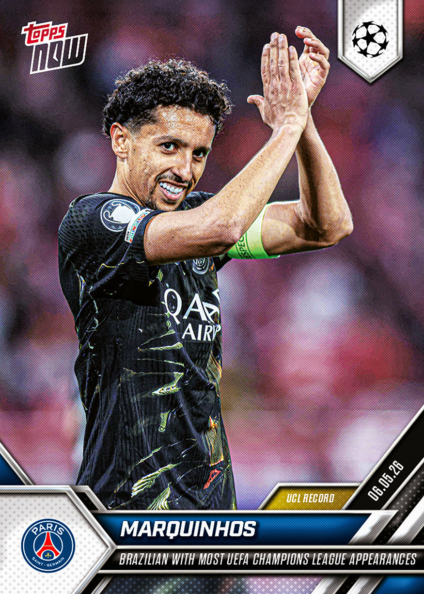 Marquinhos - 2025-26 UCL Topps NOW - Card 135 - PR: 400