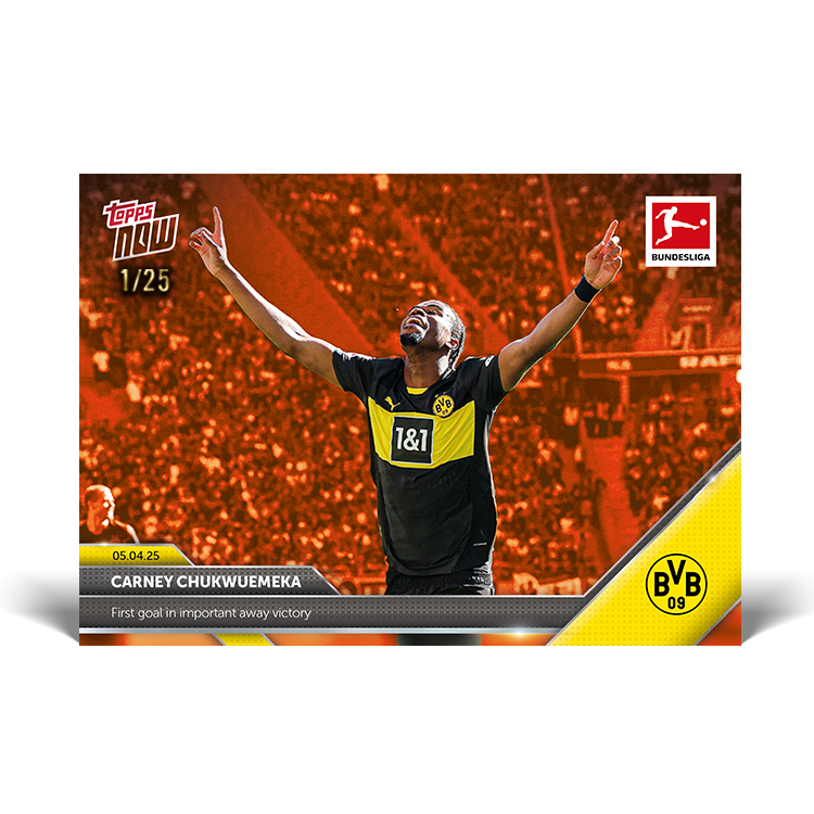 Carney Chukwuemeka - 2024-25 Bundesliga Topps NOW Card 157 - PR: 132 - Image 6