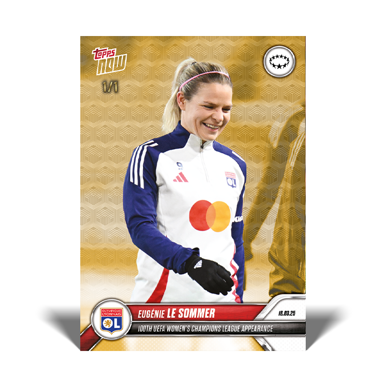 Eugénie Le Sommer - 2024-25 UWCL Topps NOW Card 18 - PR: 107 - Image 3