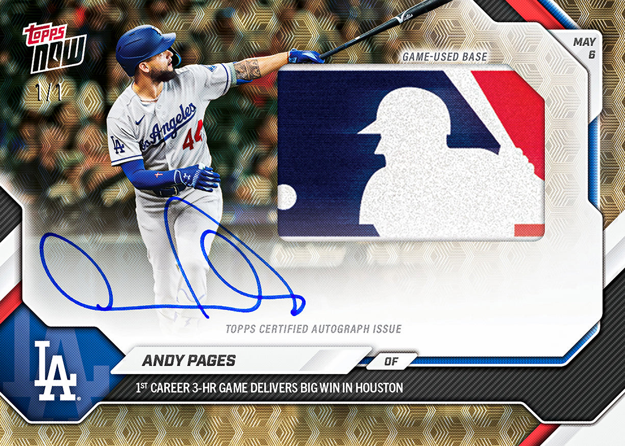 Andy Pages - 2026 MLB Topps NOW - Card 168 - PR: 3010 - Image 2