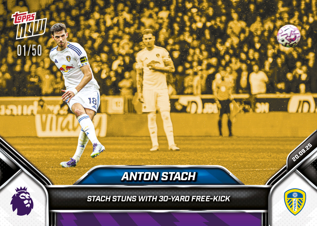 Anton Stach - 2025-26 Premier League Topps NOW - Card 23 - PR: 355 - Image 6