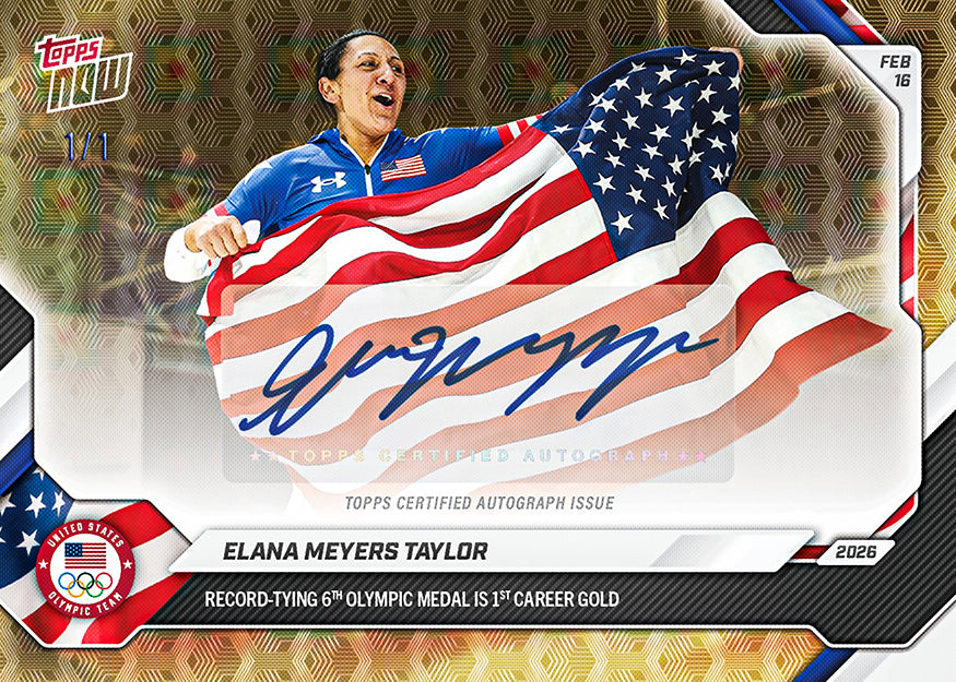 Elana Meyers Taylor - 2026 Olympics Topps NOW - Card 11 - PR: 946 - Image 2