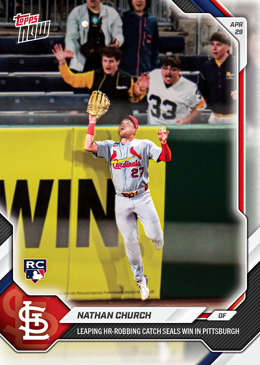 Nathan Church - 2026 MLB Topps NOW - Card 141 - PR: 884