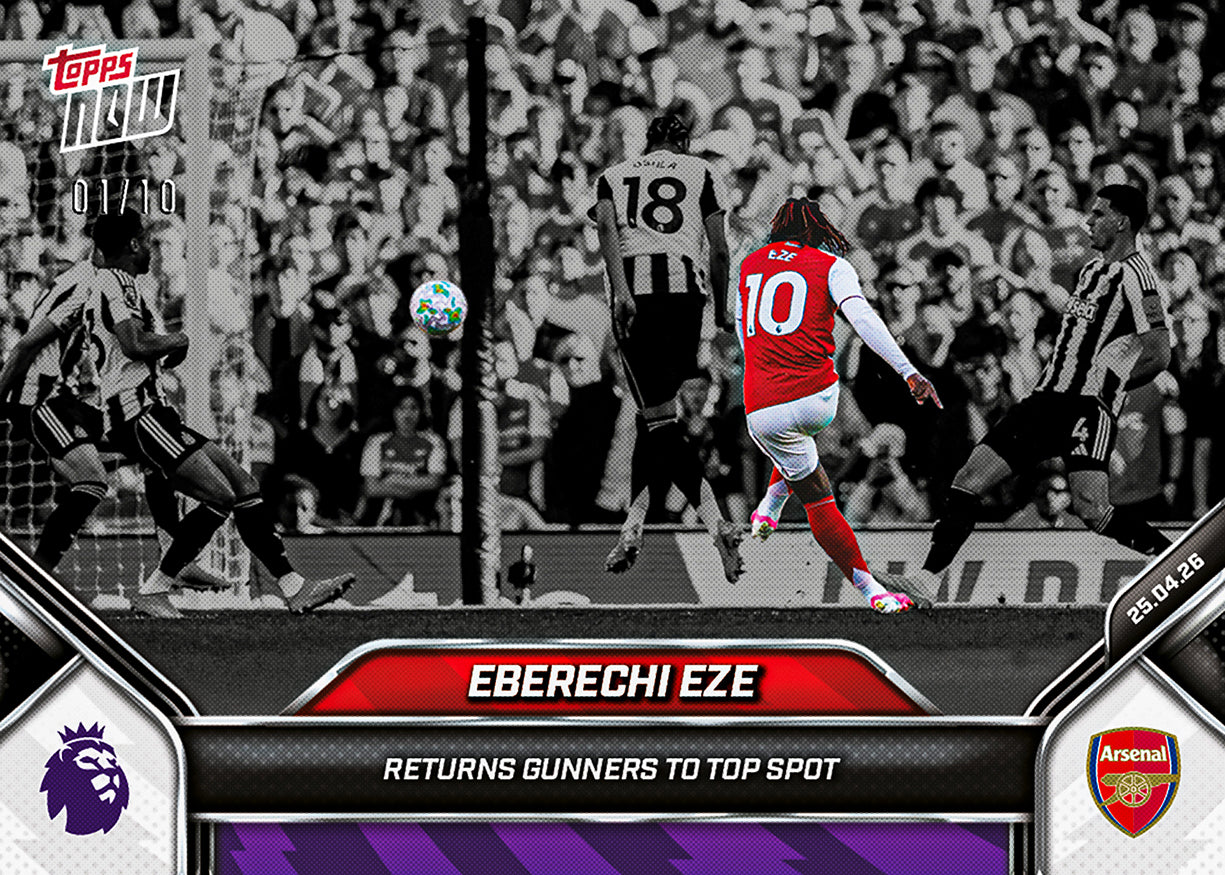 Eberechi Eze - 2025-26 Premier League Topps NOW - Card 183 - PR: 875 - Image 4