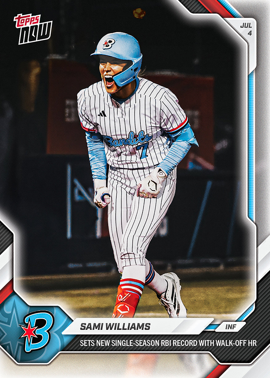 Sami Williams - 2026 AUSL Topps NOW - Card 29 - PR: 555