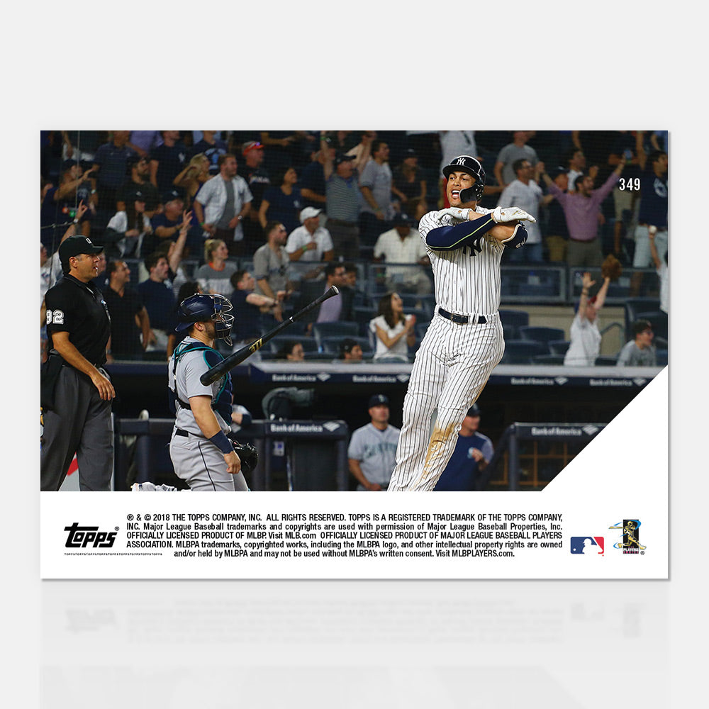 Giancarlo Stanton - 06/20/2018 TOPPS NOW Card 349 - Print Run: 934 - Image 2