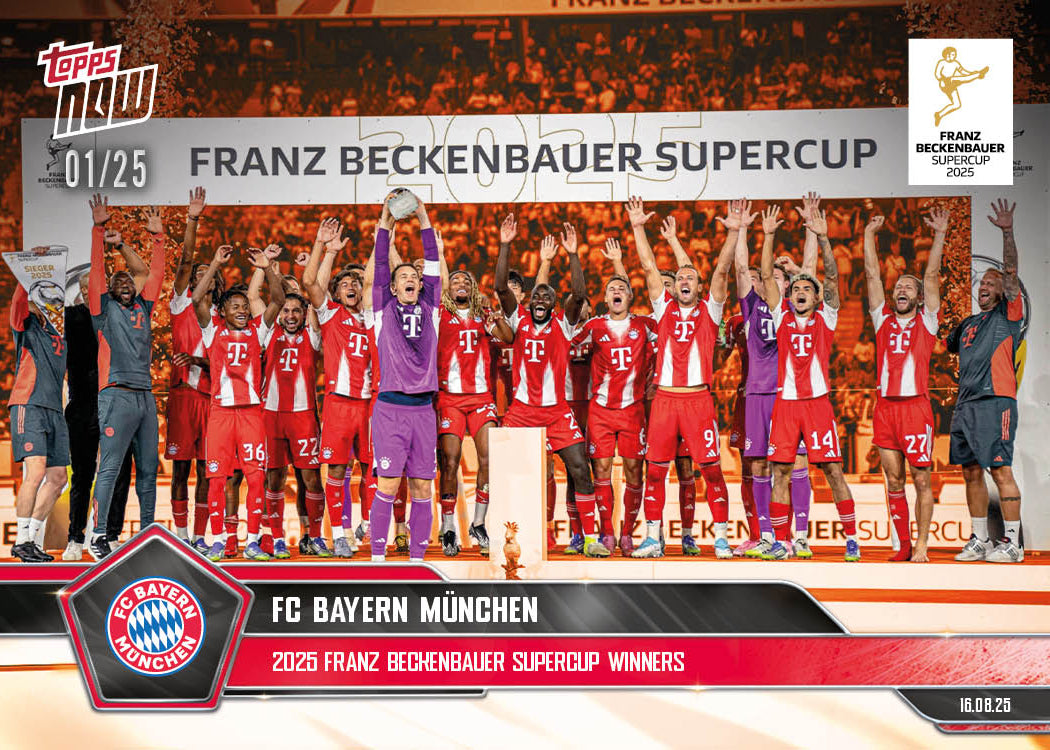 FC Bayern München - 2025-26 Bundesliga Topps NOW Card 1 - PR: 704 - Image 5