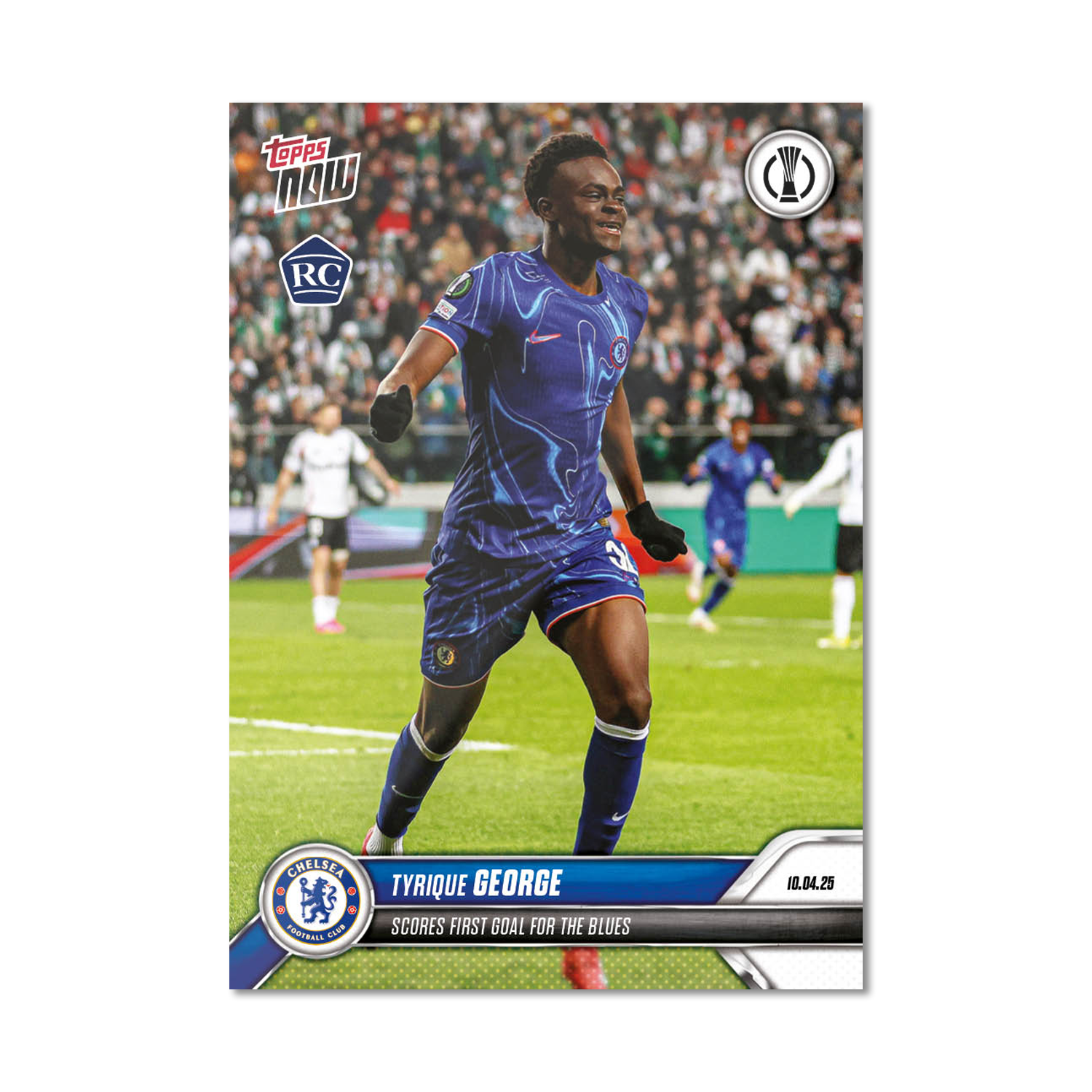 Tyrique George - 2024-25 UECL Topps NOW - Card 8 - PR: 611