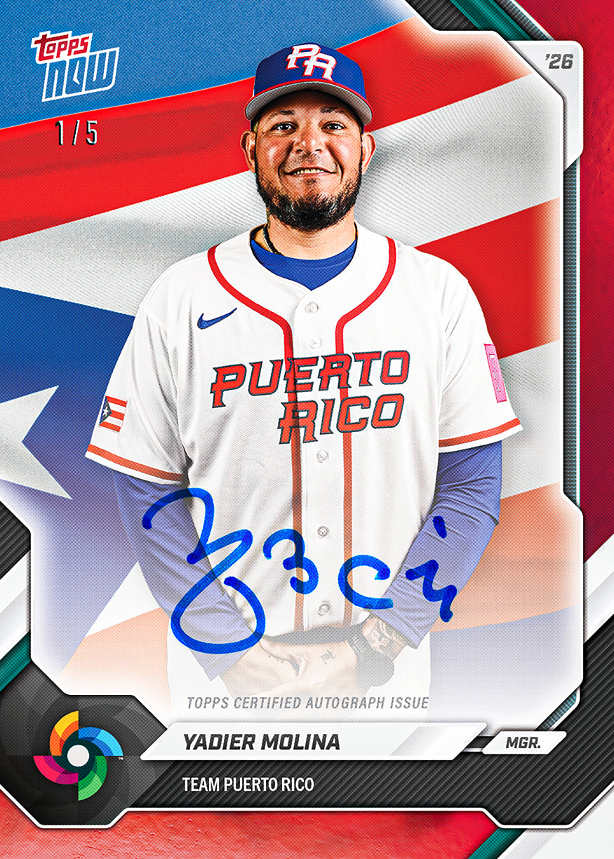 2026 Topps NOW Baseball – Team Puerto Rico – World Baseball Classic Team Sets - PR: 1277 - Image 2