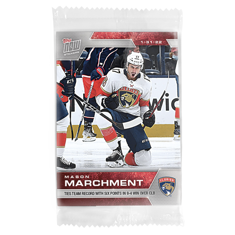 2021-22 NHL TOPPS NOW 16-Sticker Pack - Stickers #262-277 - Image 9