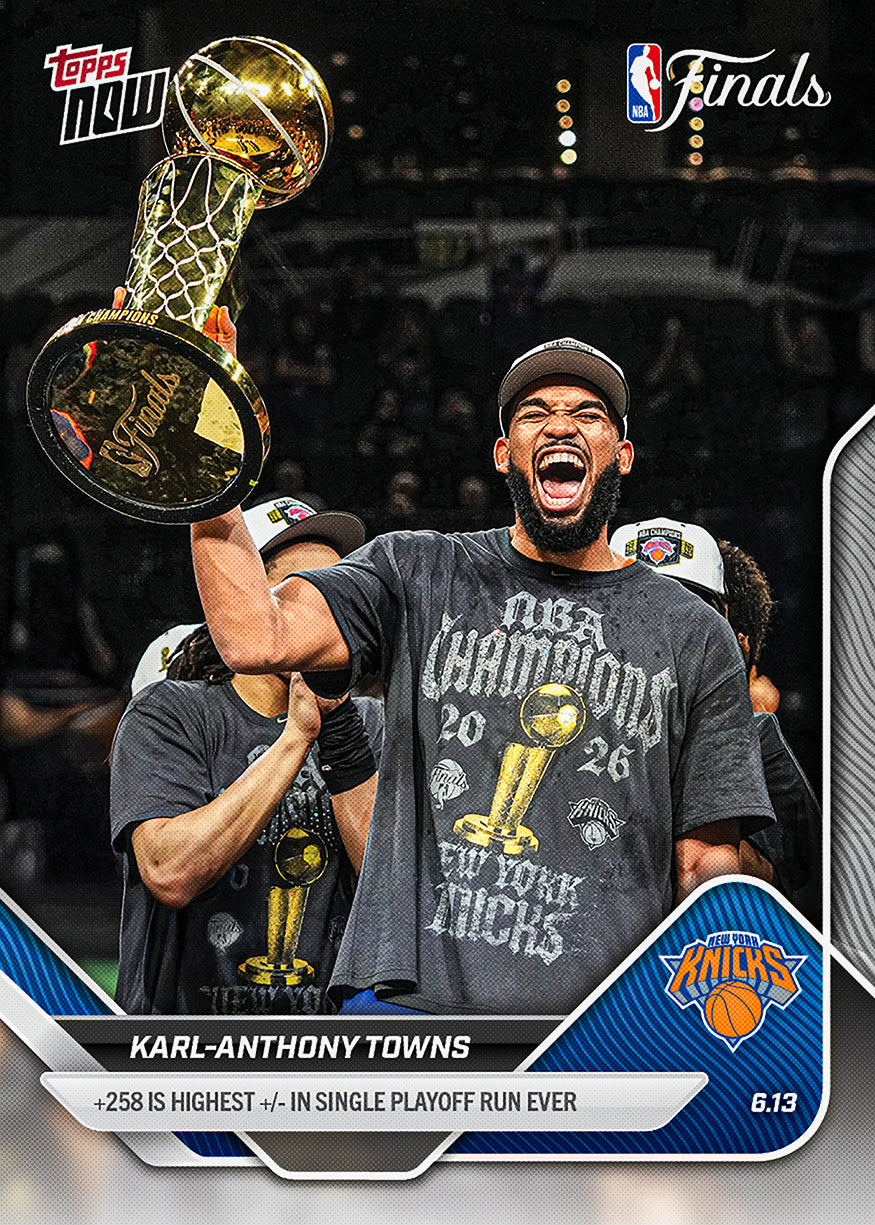 Karl-Anthony Towns - 2025-26 NBA Topps NOW - Card 342 - PR: 9618