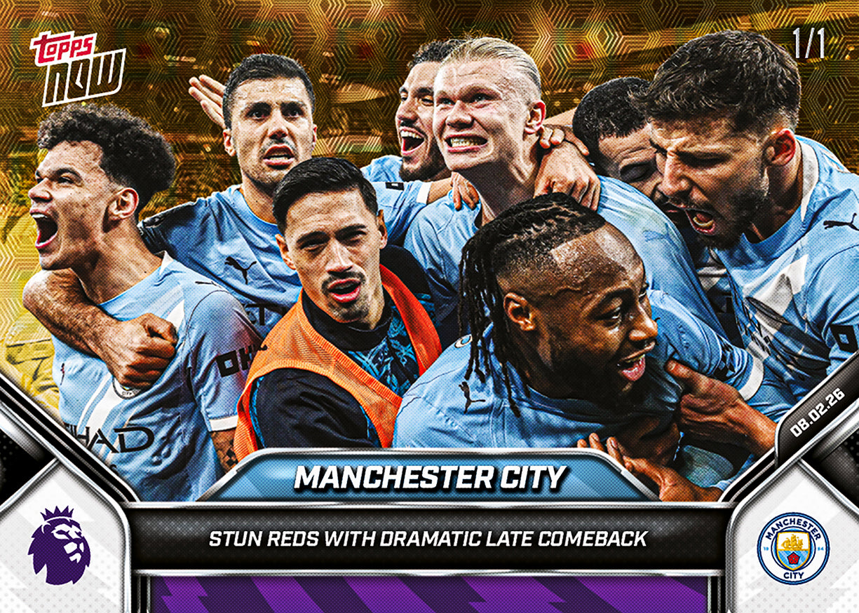 Manchester City - 2025-26 Premier League Topps NOW - Card 134 - PR: 1074 - Image 2
