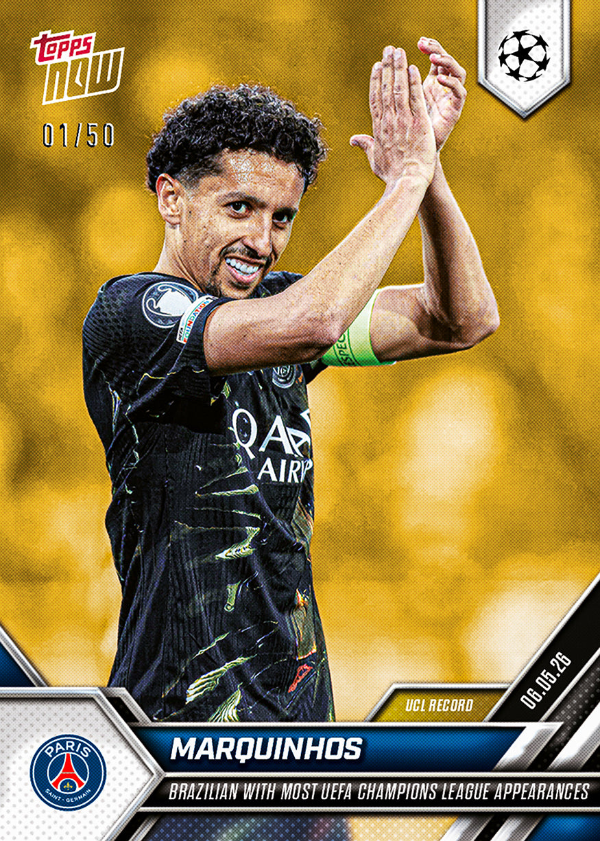 Marquinhos - 2025-26 UCL Topps NOW - Card 135 - PR: 400 - Image 6