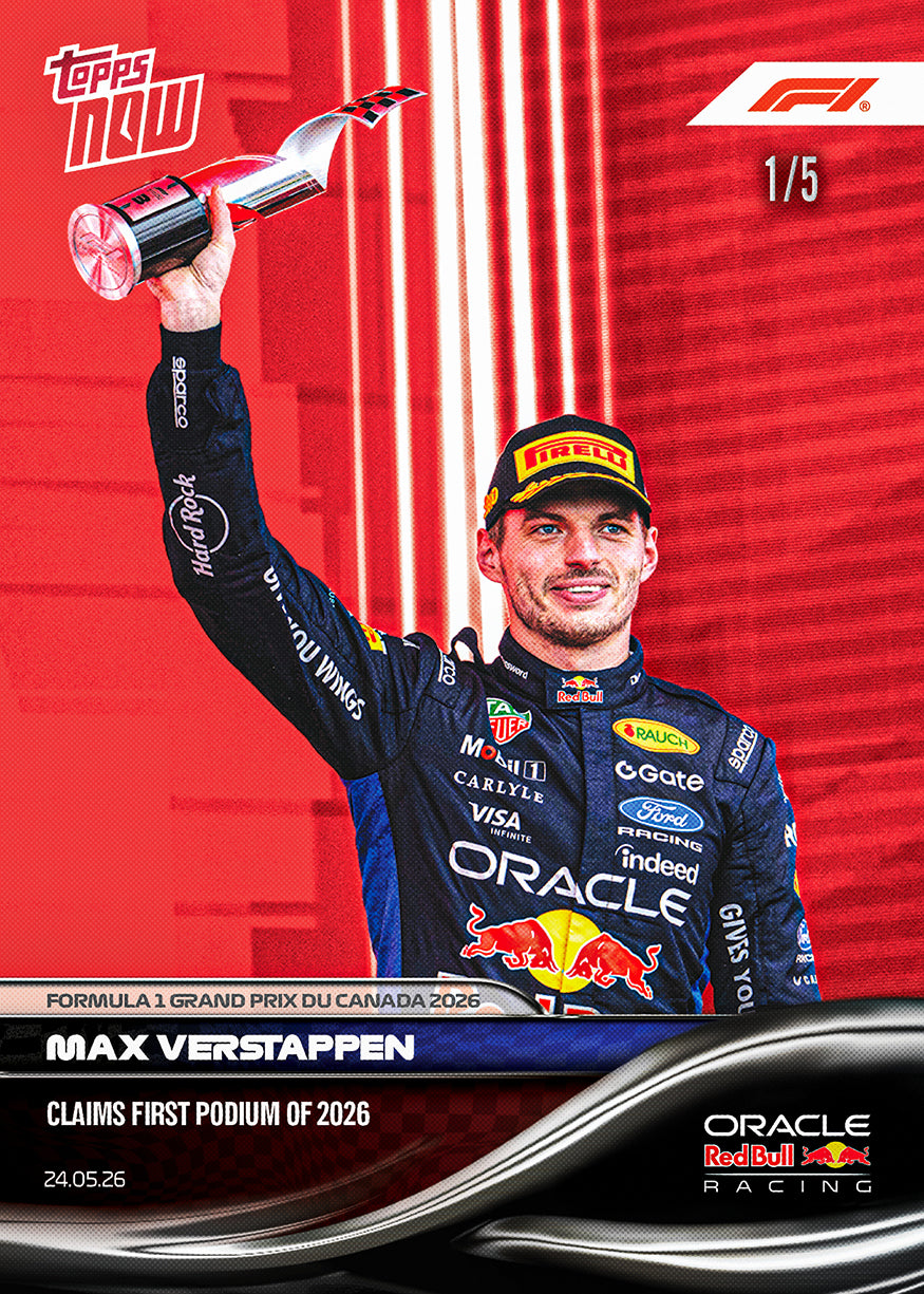 Max Verstappen - 2026 Formula 1 Topps NOW - Card 30 - PR: 3664 - Image 3