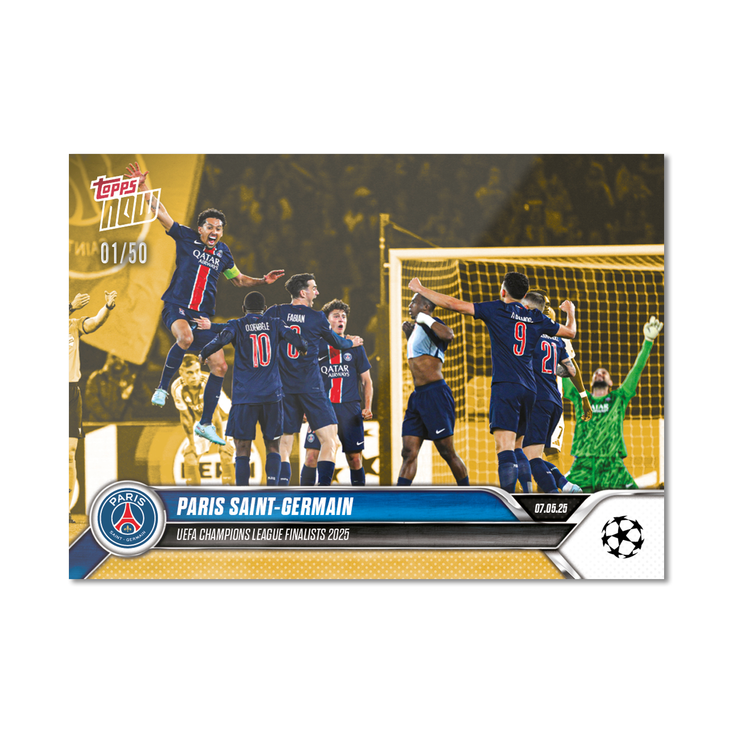 Paris Saint-Germain - 2024-25 UCL Topps NOW - Card 157 - PR: 180 - Image 6