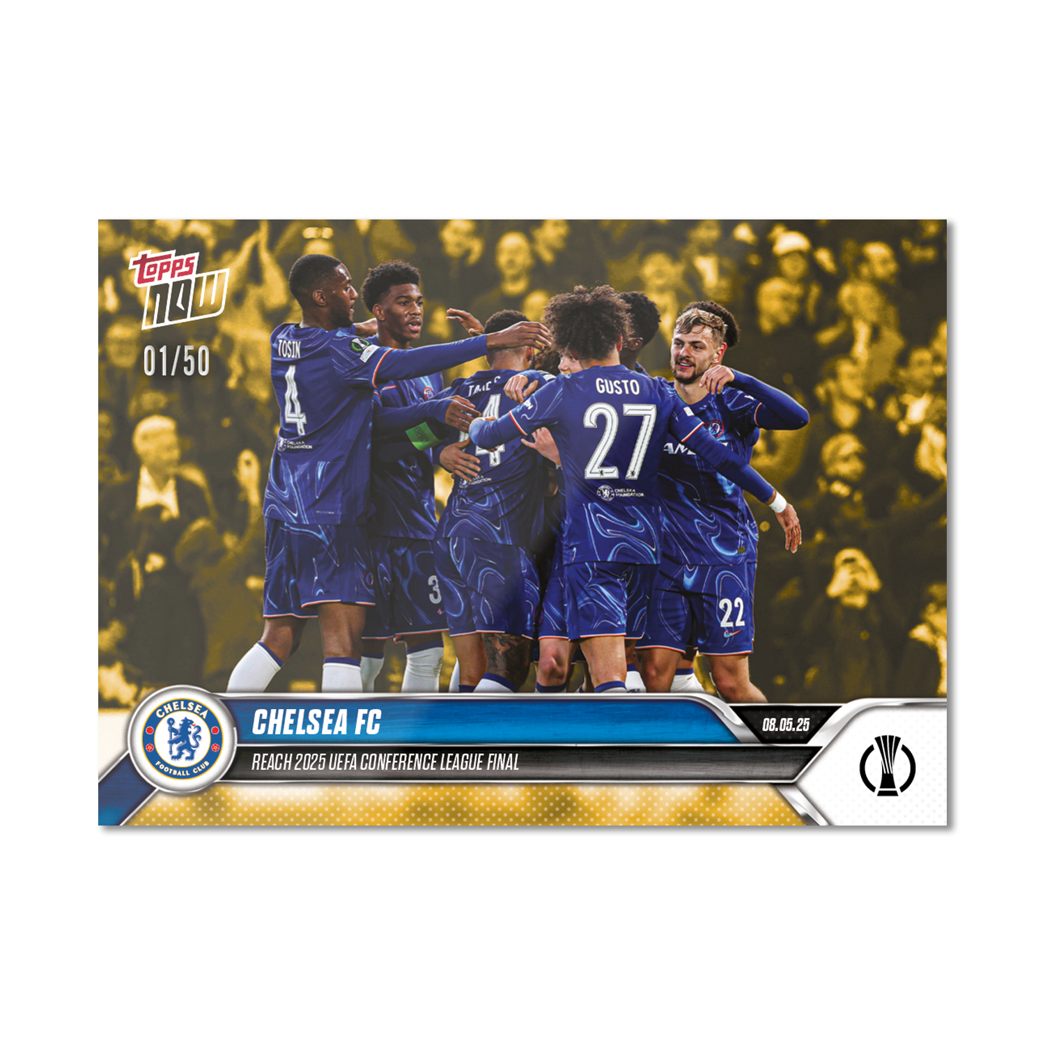 Chelsea FC - 2024-25 UECL Topps NOW - Card 10 - PR: 218 - Image 6