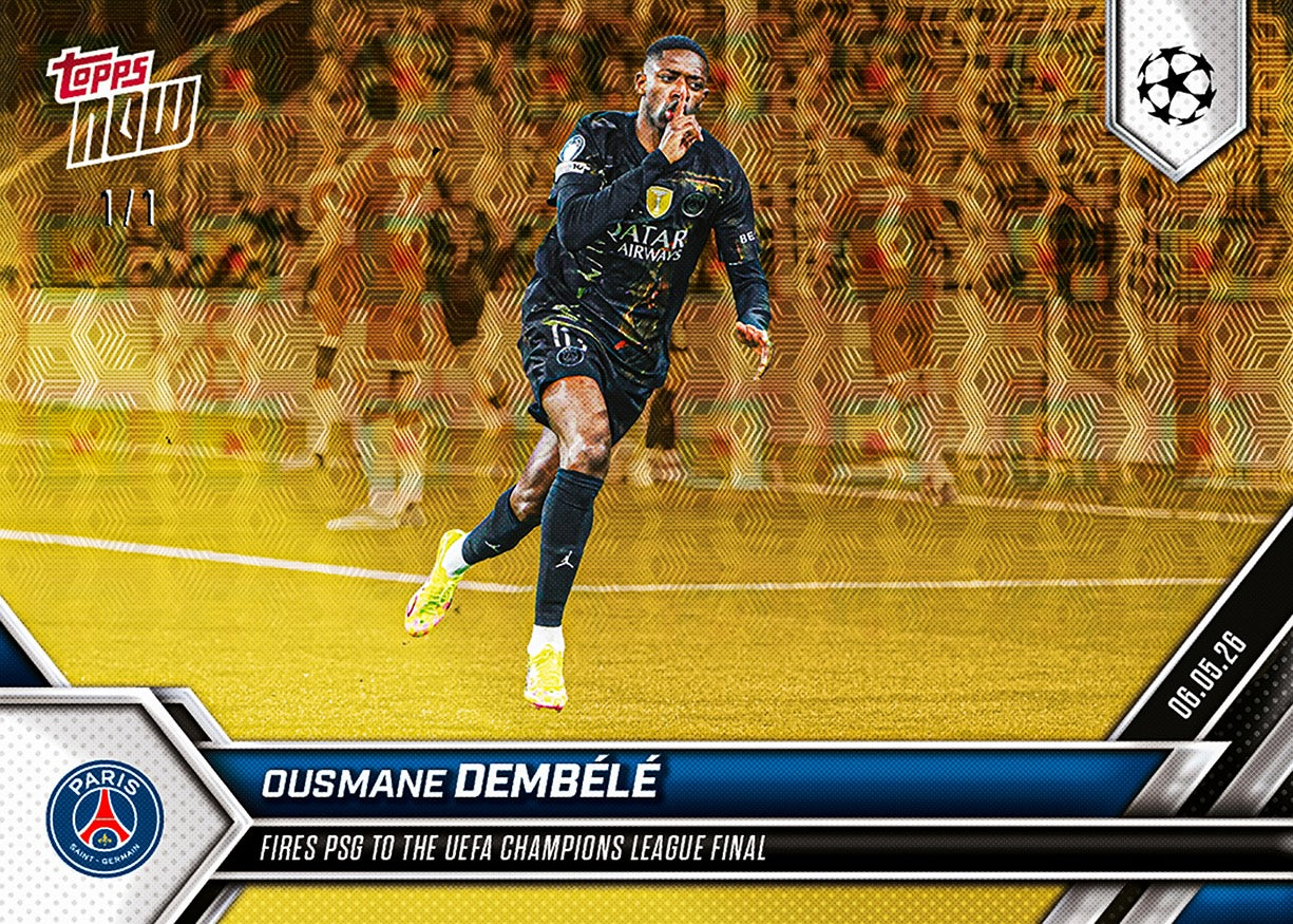 Ousmane Dembélé - 2025-26 UCL Topps NOW - Card 136 - PR: 799 - Image 2