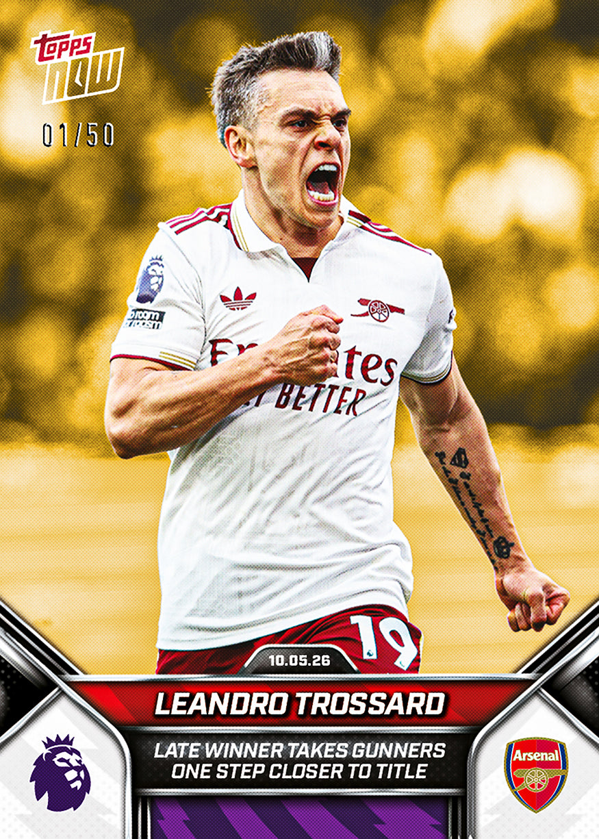 Leandro Trossard - 2025-26 Premier League Topps NOW - Card 191 - PR: 1721 - Image 6