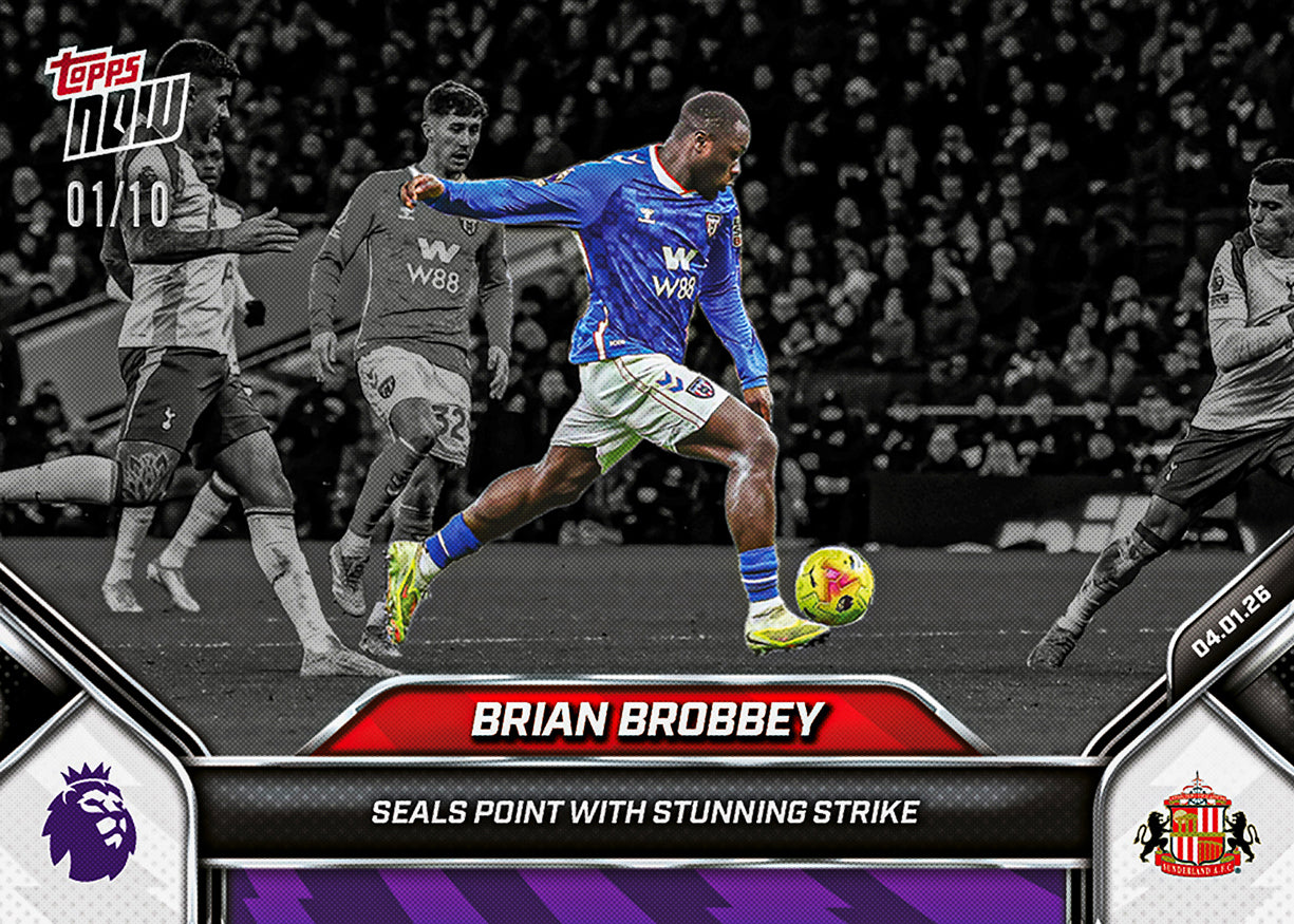 Brian Brobbey - 2025-26 Premier League Topps NOW - Card 101 - PR: 320 - Image 4