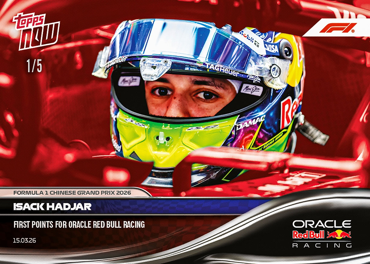 Isack Hadjar - 2026 Formula 1 Topps NOW - Card 20 - PR: 1275 - Image 3