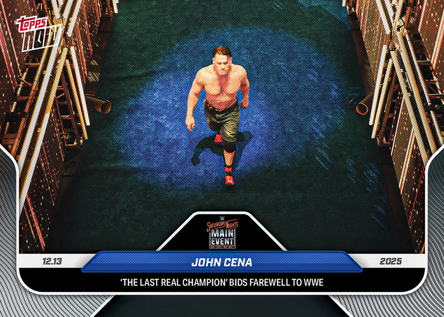 John Cena - 2025 WWE Topps NOW - Card 137 - PR: 40796 - Image 4