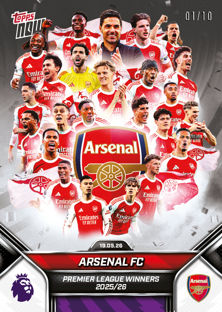Arsenal FC - 2025-26 Premier League Topps NOW - Card 199 - PR: 34688 - Image 4