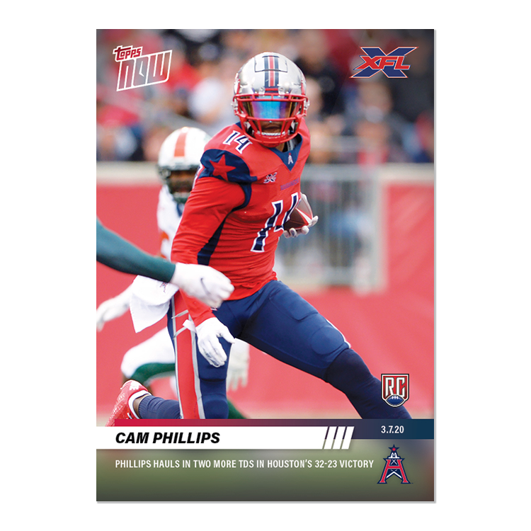 5-Card Bundle - XFL TOPPS NOW Cards 26-30 - Image 4