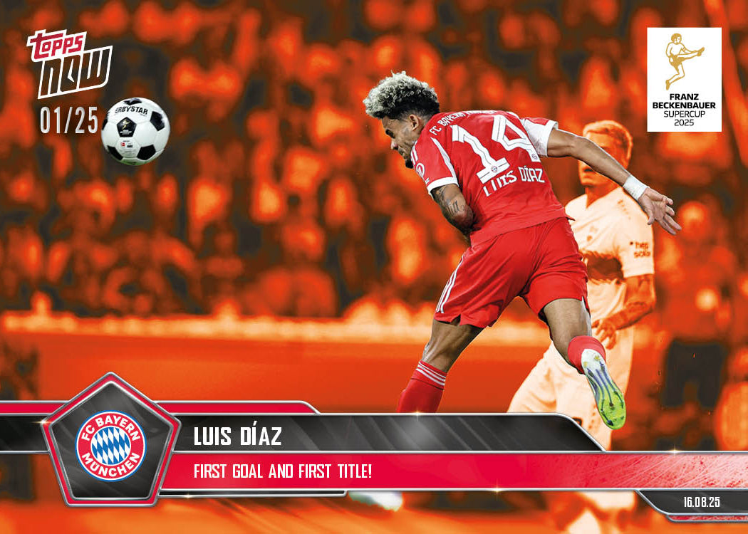 Luis Díaz - 2025-26 Bundesliga Topps NOW Card 3 - PR: 411 - Image 5