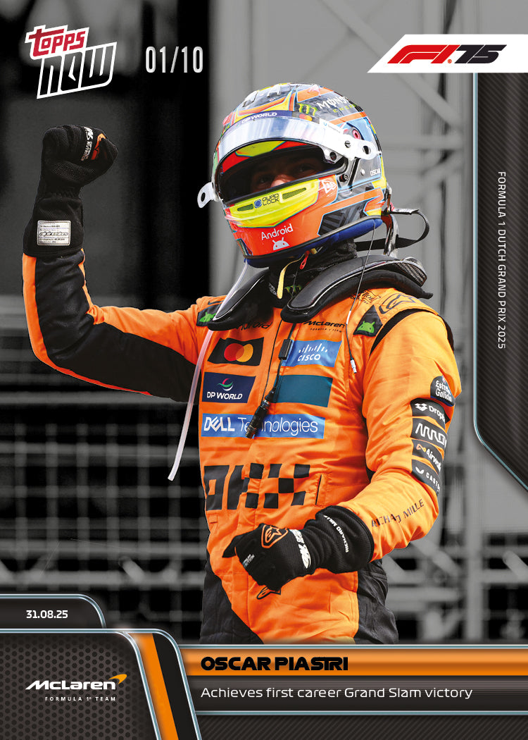 Oscar Piastri - 2025 Formula 1 Topps NOW - Card 57 - PR: 5164 - Image 4