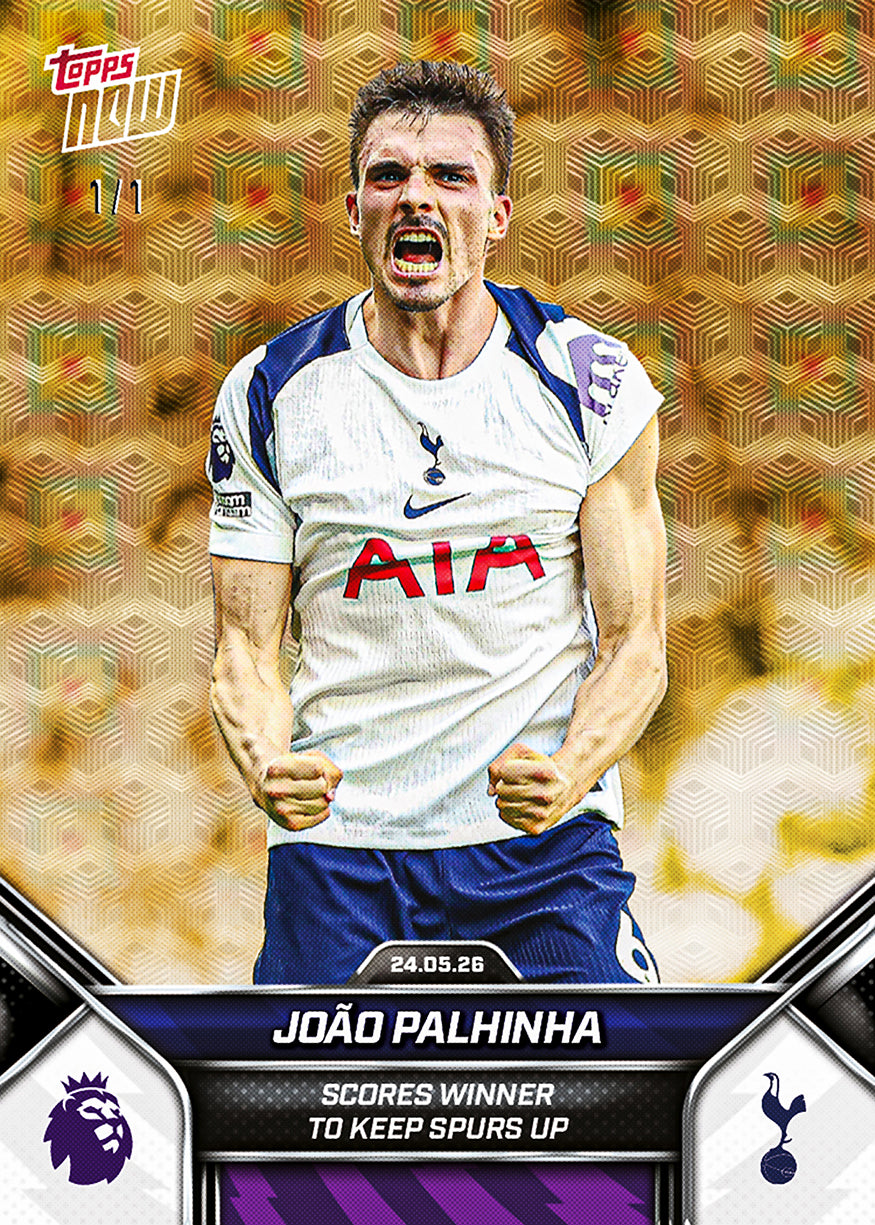 João Palhinha - 2025-26 Premier League Topps NOW - Card 204 - PR: 637 - Image 2