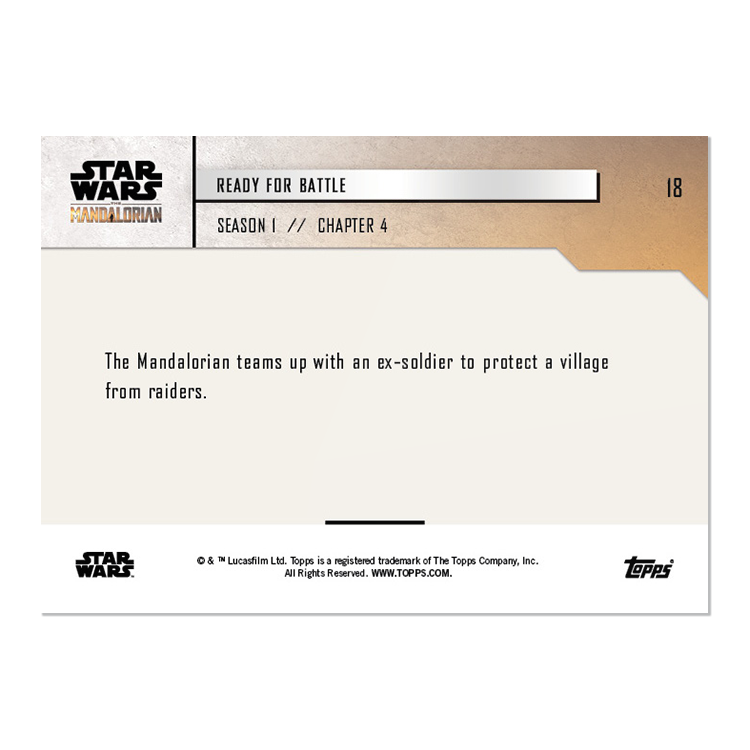 Star Wars: The Mandalorian TOPPS NOW 5-Card Pack - S1 : Chapter 4 - Print Run: 1004 - Image 7