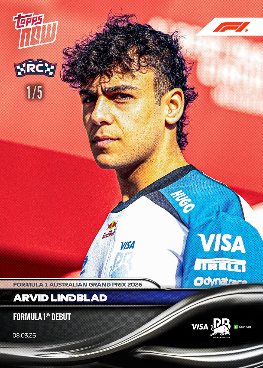 Arvid Lindblad - 2026 Formula 1 Topps NOW - Card 12 - PR: 6075 - Image 4