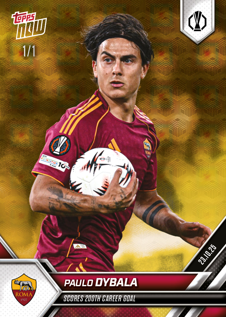 Paulo Dybala - 2025-26 UEL Topps NOW - Card 6 - PR: 441 - Image 2