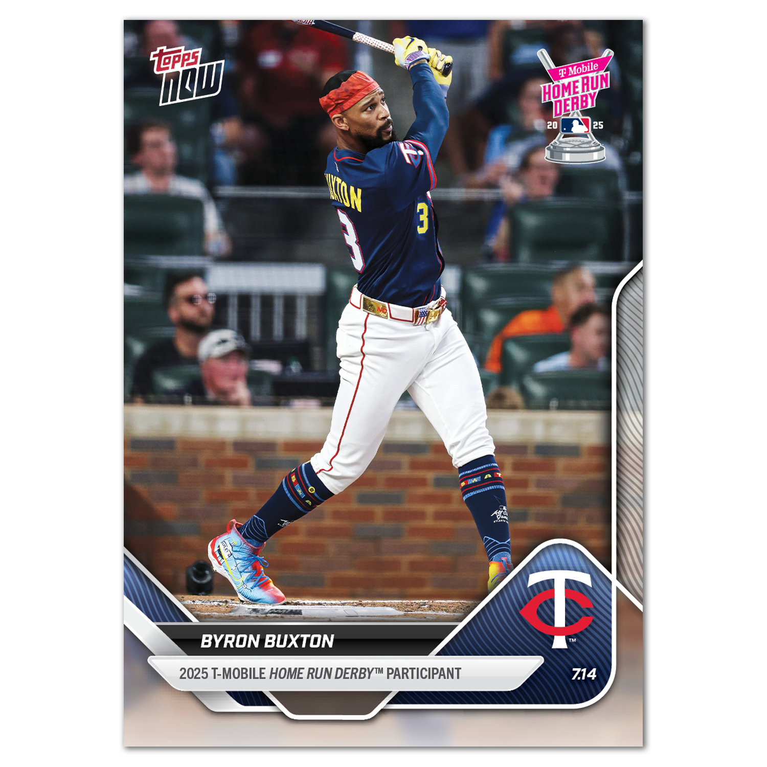 2025 Home Run Derby Set - MLB Topps NOW - 9 Card Set - PR: 3816 - Image 10