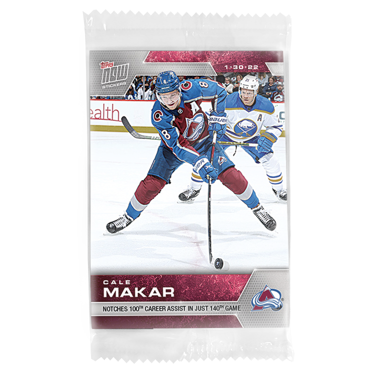 2021-22 NHL TOPPS NOW 16-Sticker Pack - Stickers #262-277 - Image 8