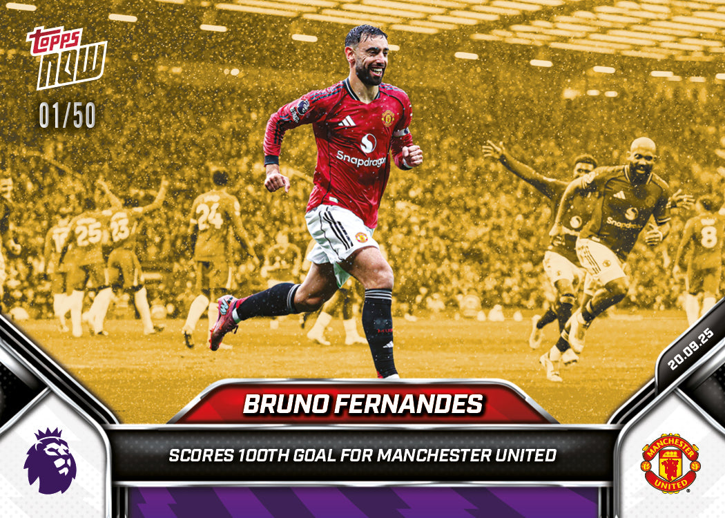 Bruno Fernandes - 2025-26 Premier League Topps NOW - Card 21 - PR: 2198 - Image 7