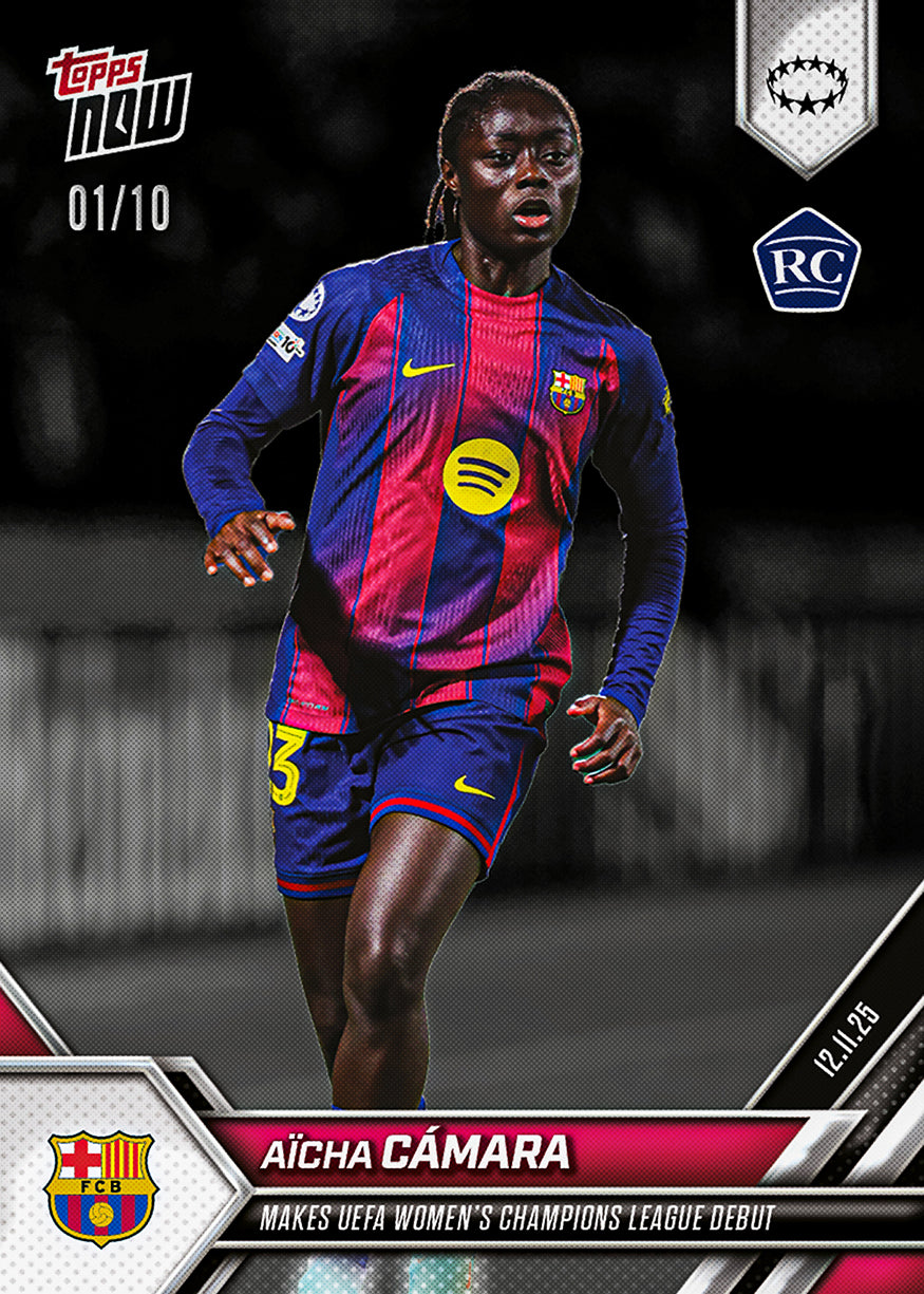 Aïcha Cámara - 2025-26 UWCL Topps NOW - Card 10 - PR: 471 - Image 4