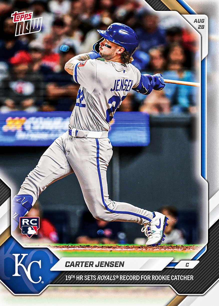 Carter Jensen - 2026 MLB Topps NOW - Card 607 - PR: 1162