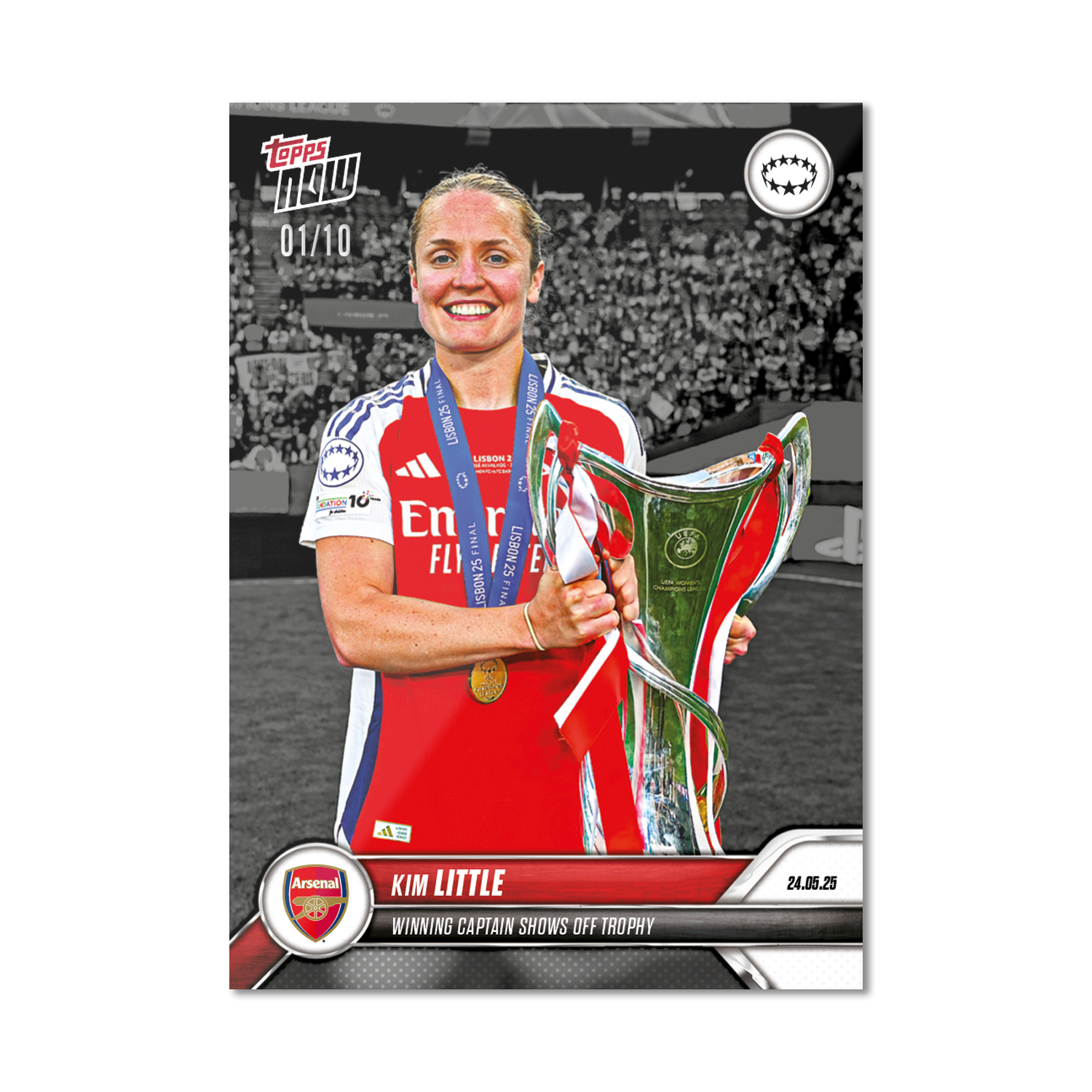 Kim Little - 2024-25 UWCL Topps NOW - Card 28 - PR: 578 - Image 4