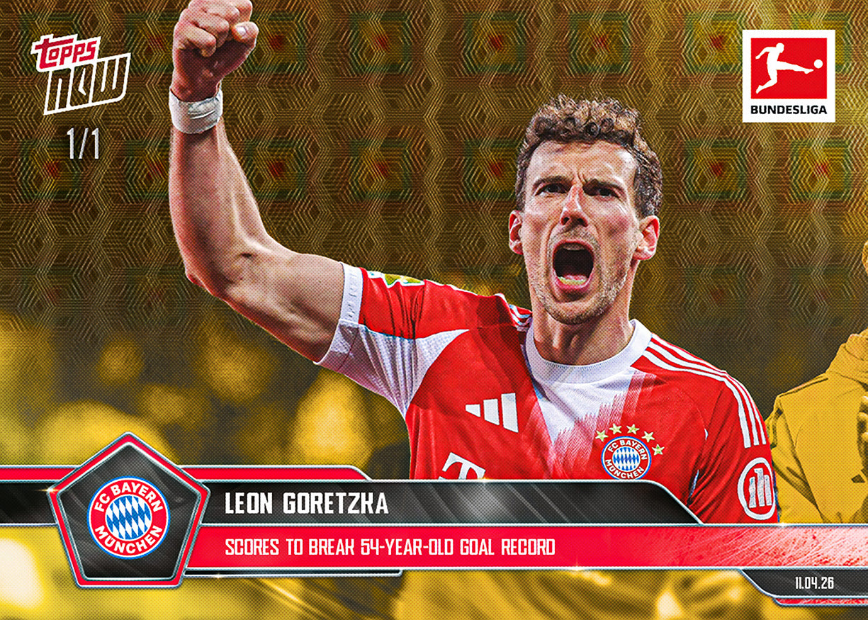 Leon Goretzka - 2025-26 Bundesliga Topps NOW - Card 167 - PR: 491 - Image 2