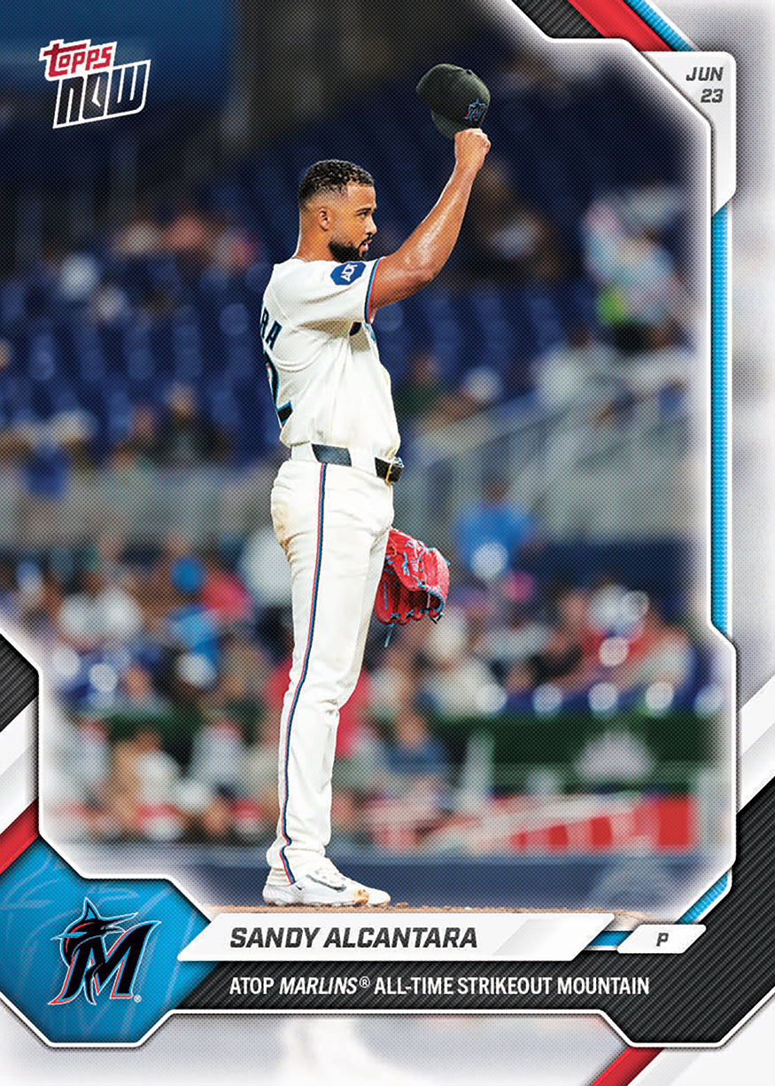 Sandy Alcantara - 2026 MLB Topps NOW - Card 370 - PR: 452
