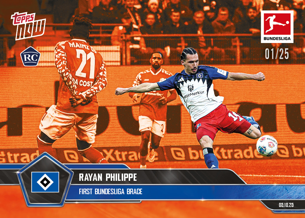 Rayan Philippe - 2025-26 Bundesliga Topps NOW - Card 40 - PR: 441 - Image 5
