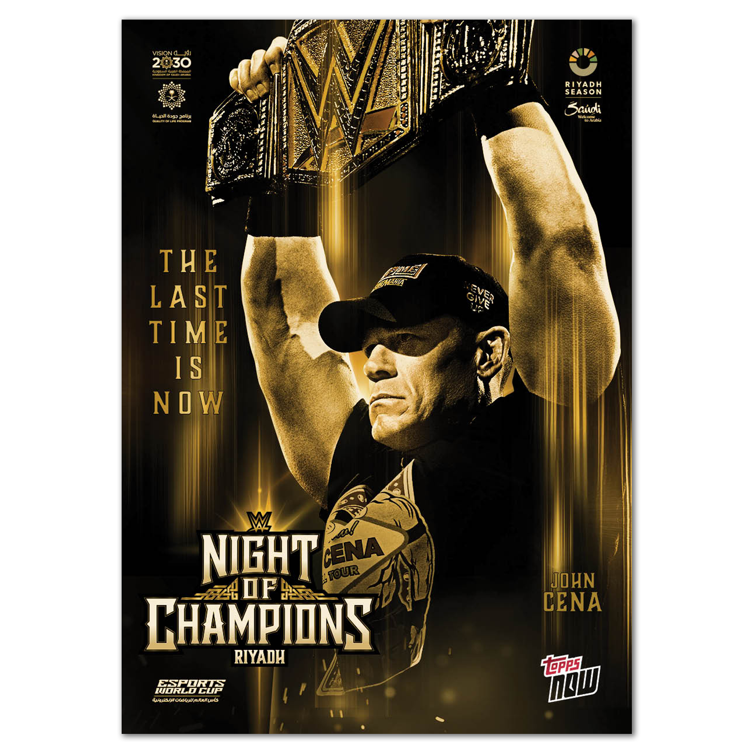 John Cena - 2025 WWE Topps NOW - Card NIOC - PR: 2139 - Image 2